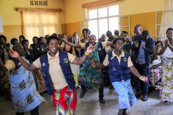 Women dancing