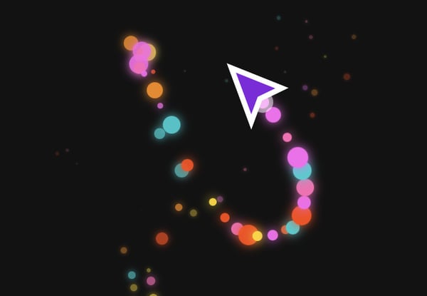 How to create a custom JavaScript sparkle cursor