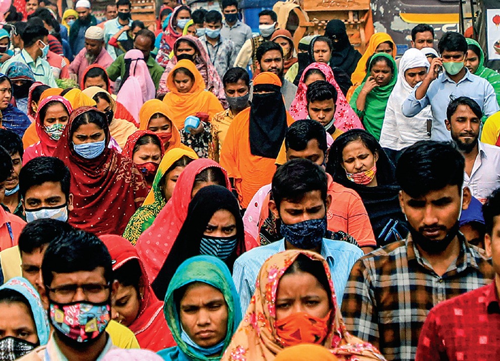 Group of People in a lower-income country