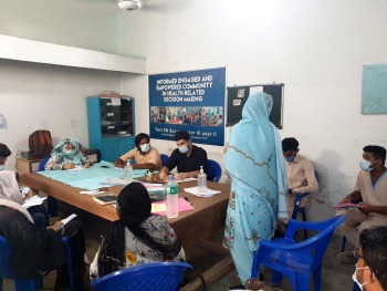 Mapping of community by volunteers