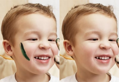 How to remove blemishes in Photoshop