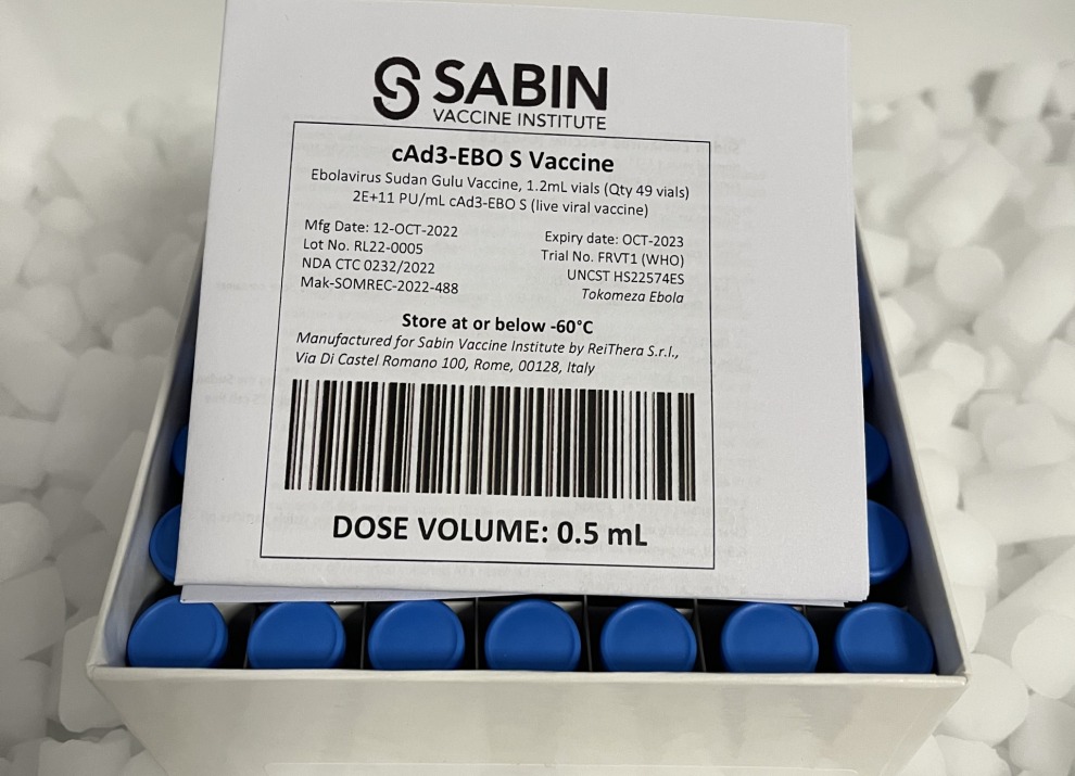 Sabin Vaccine Institute Ebola Sudan vaccine viles