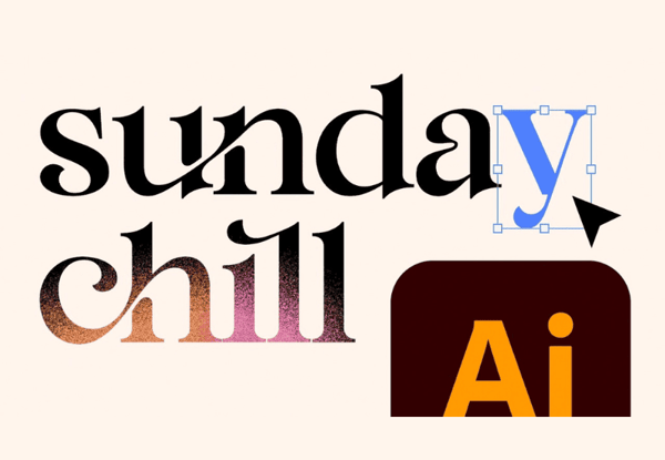 Typographic logo design in Adobe Illustrator